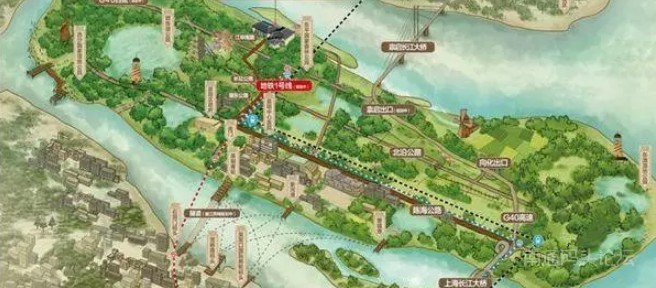 崇明岛这次终于要逆天了，2023年通地铁，厉害了，我的崇明岛