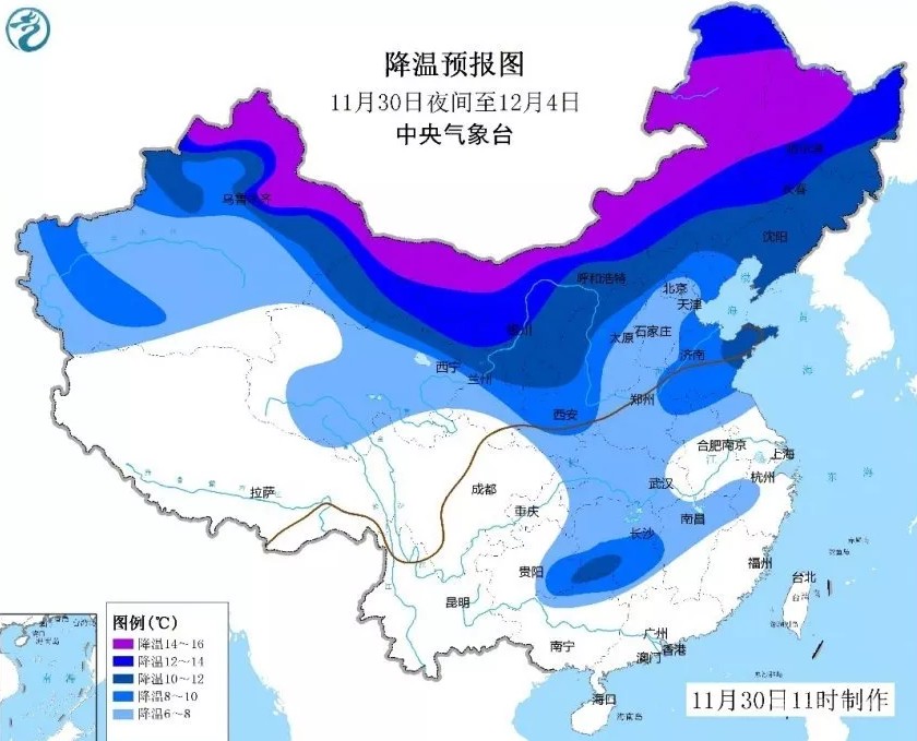 如皋要下雪么 超强冷空气已杀到 启东如东海门通州海安的天气还好么