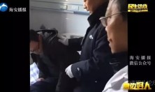 海安公交车上男子突发疾病公交车为了救人秒变“救护车”