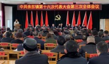 余东镇召开第十六次代表大会第三次全体会议
